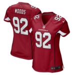 Antwaun Woods Arizona Cardinals  Women's Game Player Jersey - Cardinal