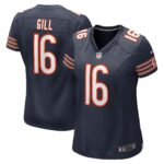 Trenton Gill Chicago Bears Women's Game Player Jersey - Navy