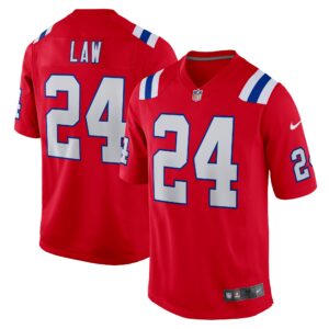 Ty Law New England Patriots Retired Player Alternate Game Jersey - Red