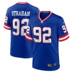 Michael Strahan New York Giants Classic Retired Player Game Jersey - Royal