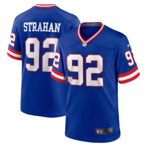 Michael Strahan New York Giants Classic Retired Player Game Jersey - Royal