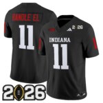 Randle El #11 Ndiana Hoosiers IND 2026 CFP Final Patch Vapor Limited Jersey V2 - All Stitched