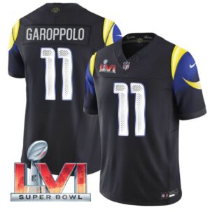 Jimmy Garoppolo #11 Los Angeles Rams 2025 Rivalries Collection Limited Jersey - Midnight Blue