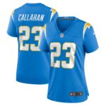 Bryce Callahan Los Angeles Chargers  Women's Game Jersey - Powder Blue