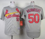 St. Louis Cardinals #50 Adam Wainwright Grey Stitched Jersey