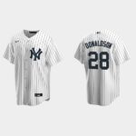 Men's New York Yankees #28 Josh Donaldson Replica Home Cool Base Jersey - White
