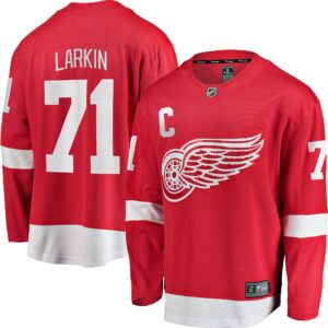 Dylan Larkin Detroit Red Wings Home Captain Premier Breakaway Player Jersey - Red