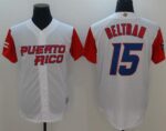 Team Puerto Rico #15 Carlos Beltran White 2017 World Baseball Classic Stitched Jersey