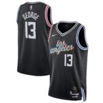 Paul George LA Clippers Unisex 2022/23 Swingman Jersey - City Edition - Black