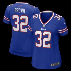 Kyron Brown Buffalo Bills Women's  Game Jersey - Royal