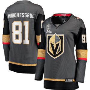 Jonathan Marchessault Vegas Golden Knights Women's 2023 Stanley Cup Champions Alternate Breakaway Player Jersey - Black