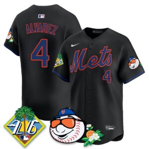 Francisco Alvarez #4 New York Mets Spring Training Vapor Limited Jersey - All Stitched