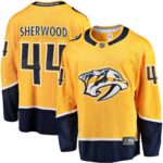 Kiefer Sherwood Nashville Predators Home Breakaway Player Jersey - Gold