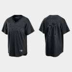 Men's San Diego Padres #71 Josh Hader Pitch Black Fashion Cool Base Jersey - Black