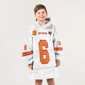 Kid B.M 6 Captain Tampa Bay Football Unisex Blanket Hoodie