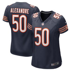 Deslin Alexandre Chicago Bears Women's Team Game Jersey -  Navy