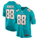 Nick Bowers Miami Dolphins Team Game Jersey -  Aqua