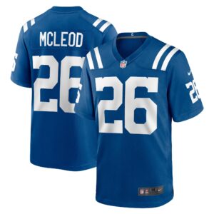 Rodney McLeod Indianapolis Colts  Player Game Jersey - Royal