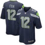 12s Seattle Seahawks  Game Jersey - College Navy