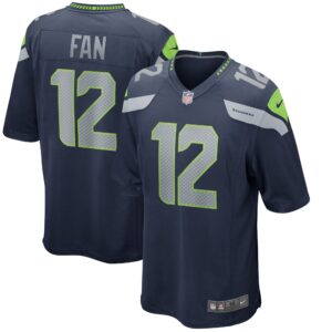 12s Seattle Seahawks  Game Jersey - College Navy