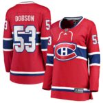 Women's Montreal Canadiens Noah Dobson #53 Red Home Breakaway Jersey