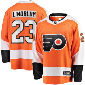 Oskar Lindblom Philadelphia Flyers Team Color Breakaway Player Jersey - Orange