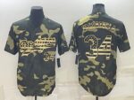 Men's Los Angeles Dodgers #34 Fernando Valenzuel Camo 2022 Armed Forces Day Cool Base Jersey