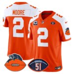 D.J. Moore #2 Chicago Bears CHI Dick Butkus Patch Throwback Vapor Limited Jersey - All Stitched
