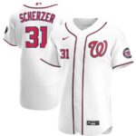 Men's  Washington Nationals #31 Max Scherzer White Home 2020 Player Jersey