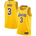 Anthony Davis Los Angeles Lakers 2021/22 Diamond Swingman Jersey - Icon Edition - Gold
