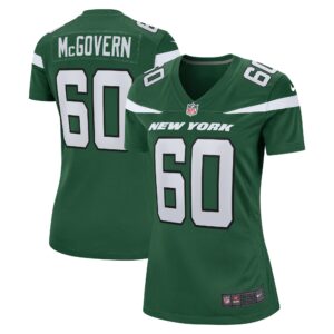 Connor McGovern New York Jets  Women's Game Jersey - Gotham Green