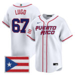 Seth Lugo #67 Puerto Rico Baseball 2026 World Baseball Classic Vapor Premier Jersey - White