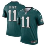 A.J. Brown Philadelphia Eagles #11 Legend Jersey - Midnight Green