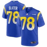 Jackie Slater Los Angeles Rams Game Retired Player Jersey - Royal