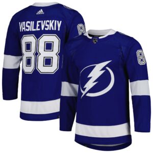 Andrei Vasilevskiy Tampa Bay Lightning  Home Primegreen Authentic Pro Player Jersey - Blue