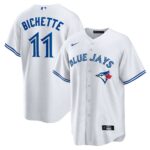 Men's Toronto Blue Jays Bo Bichette  White Replica Player Jersey