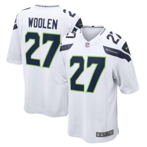 Tariq Woolen Seattle Seahawks  Game Player Jersey - White