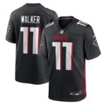 Atlanta Falcons Jalon Walker #11 Black Team Game Jersey