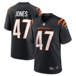 Keandre Jones Cincinnati Bengals  Game Jersey - Black