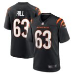 Trey Hill Cincinnati Bengals  Game Jersey - Black