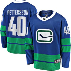 Elias Pettersson Vancouver Canucks 2019/20 Alternate Premier Breakaway Player Jersey - Royal