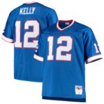 Jim Kelly Buffalo Bills  Big & Tall 1990 Retired Player Replica Jersey - Royal