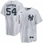 Men's New York Yankees #54 Aroldis Chapman Home  Cool Base Jersey