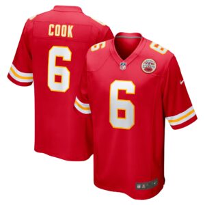 Bryan Cook Kansas City Chiefs  Game Player Jersey - Red