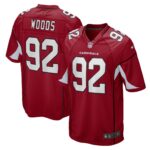 Antwaun Woods Arizona Cardinals  Game Player Jersey - Cardinal