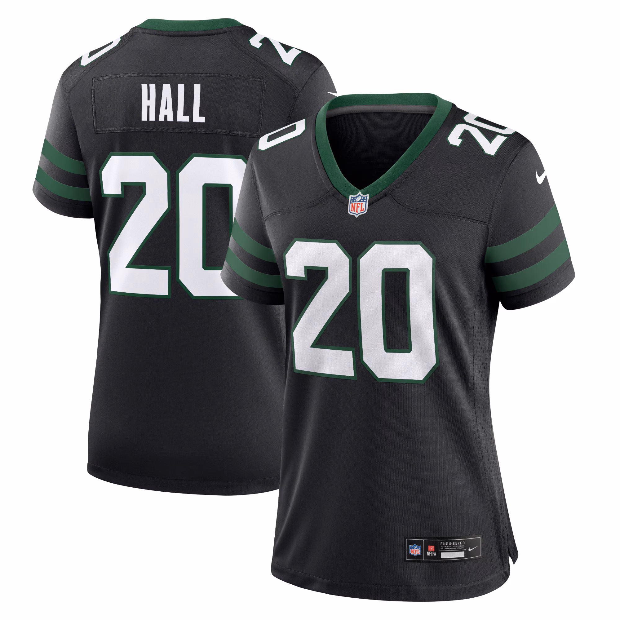 Breece Hall New York Jets Women's Alternate Game Jersey - Legacy Black
