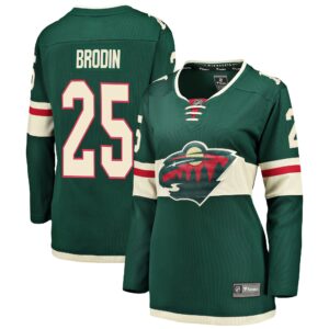 Jonas Brodin Minnesota Wild Women's Breakaway Player Jersey - Green