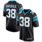 Myles Hartsfield Carolina Panthers  Game Jersey - Black