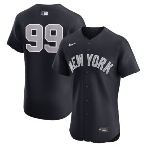 New York Yankees Aaron Judge #99 Navy Alternate Elite Jersey