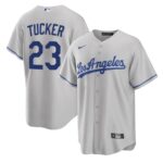 Kyle Tucker #23 Los Angeles Dodgers Flexbase Jersey - Gray